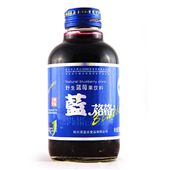 蓝格格野生蓝莓果汁350ML  100%纯野生蓝莓汁 有机食品 果粒丰富 瓶装